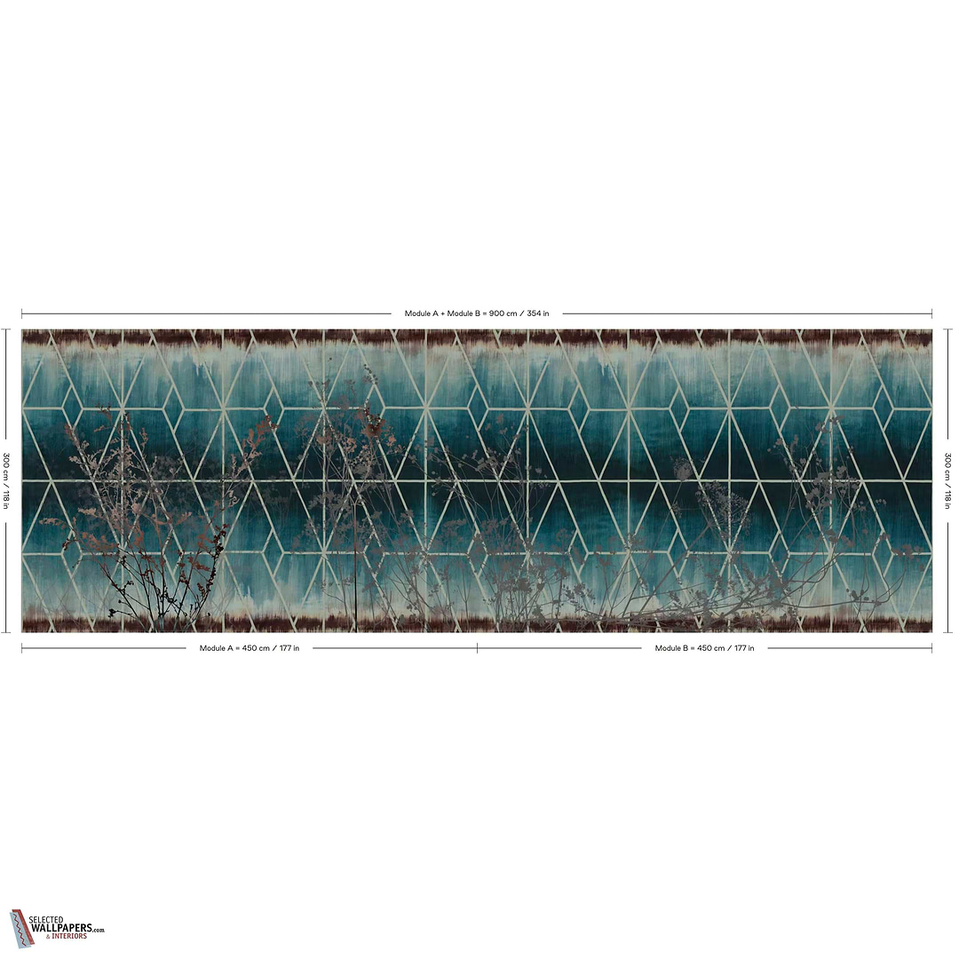 Ephemera behang-Glamora-Selected Wallpapers-Interiors