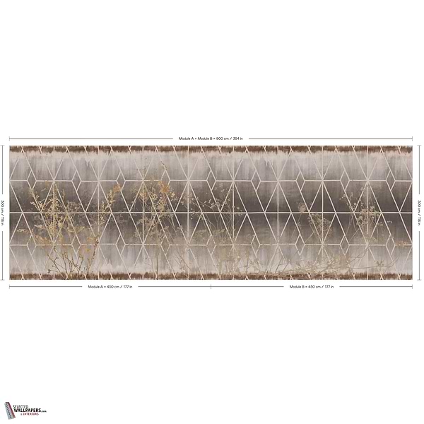 Ephemera behang-Glamora-Selected Wallpapers-Interiors