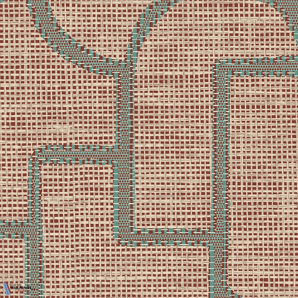 Esparto Ibérico-Arte-wallpaper-behang-Tapete-wallpaper-Terra Teal-Rol-Selected Wallpapers