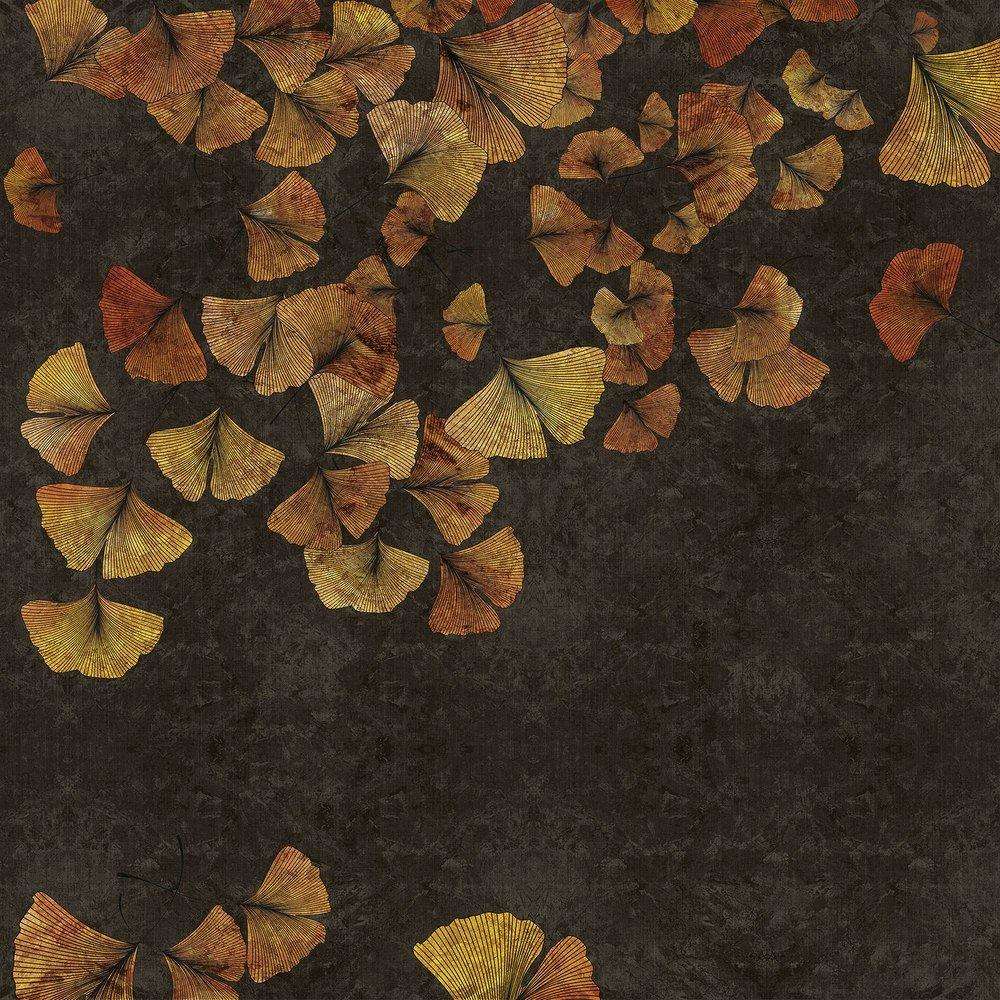 Eternal Youth-behang-Tapete-Inkiostro Bianco-Black on Gold-Gold Leaf-INKBGIL2001-Selected Wallpapers
