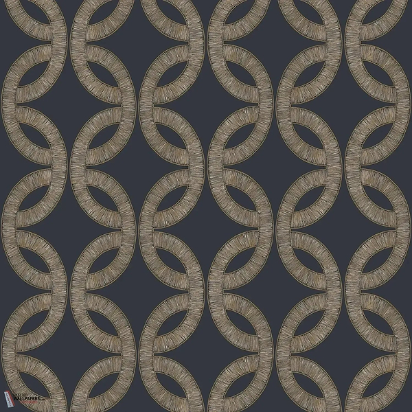 Etienne behang-Casamance-Encre/Dore-Rol-Selected Wallpapers-Interiors