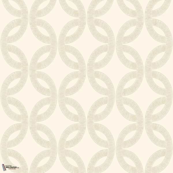 Etienne behang-Casamance-Ivoire/Dore-Rol-Selected Wallpapers-Interiors