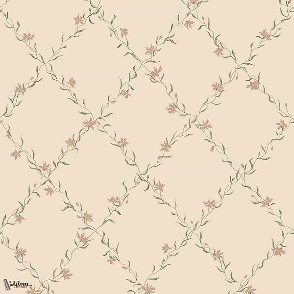 Ewa behang-Sandberg-Dusty pink-Rol-Selected Wallpapers-Interiors