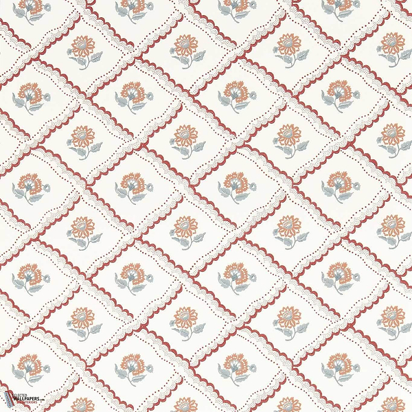 Fairdown behang-Sanderson-Berry/sandstone-Rol-Selected Wallpapers-Interiors