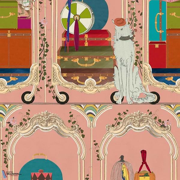 Fancy Trip-behang-Tapete-Mind the Gap-Dusty Pink-Rol-WP20777-Selected Wallpapers