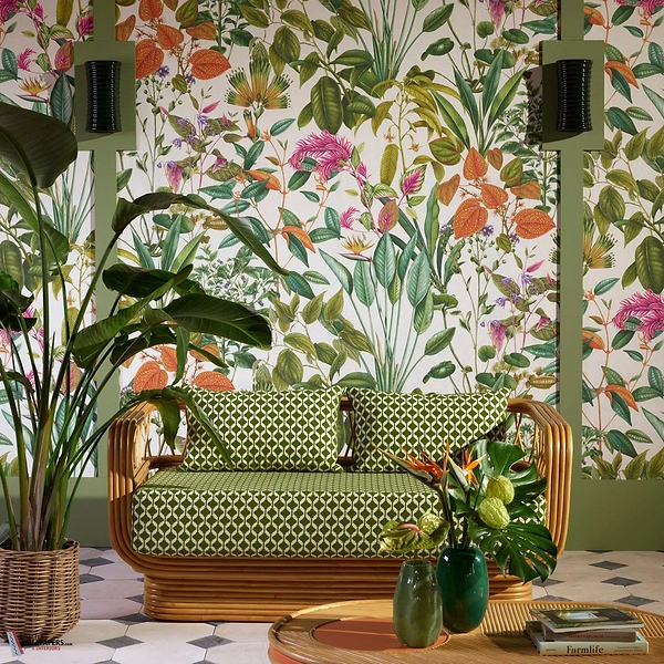 Fantaisie Tropicale behang-Pierre Frey-Selected Wallpapers-Interiors
