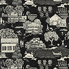 Farmingdale behang-Anna French-Black-Rol-Selected Wallpapers-Interiors