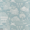 Farmingdale behang-Anna French-Spa blue-Rol-Selected Wallpapers-Interiors
