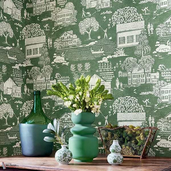 Farmingdale behang-Anna French-Selected Wallpapers-Interiors