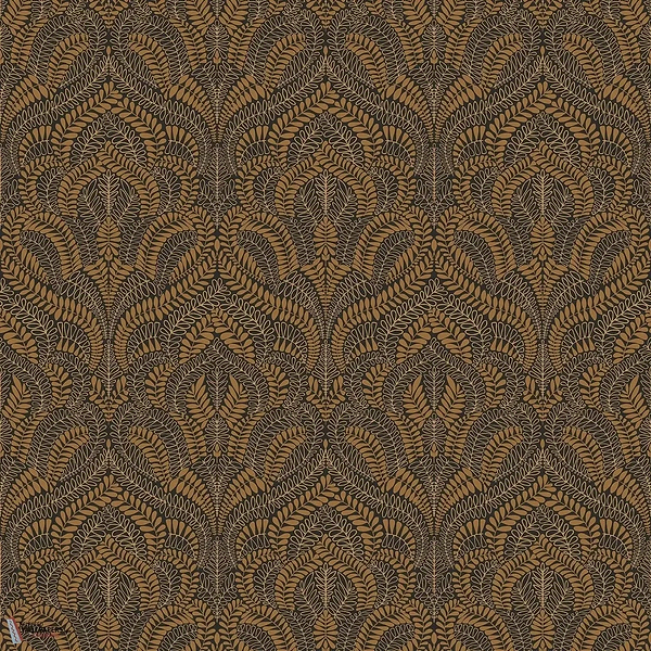 Felix behang-Casamance-Noir/Dore-Rol-Selected Wallpapers-Interiors