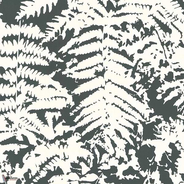 Fern behang-Little Greene-Off black-Rol-Selected Wallpapers-Interiors