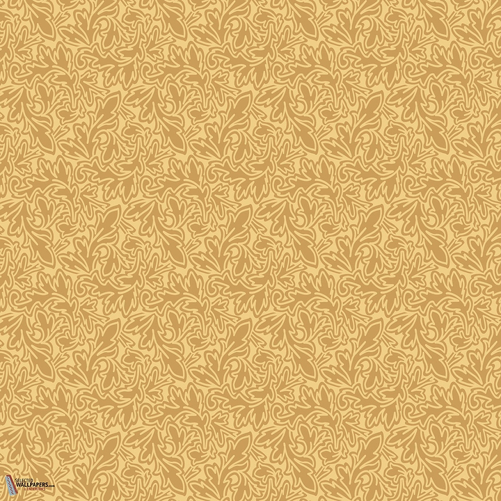 Feuille behang-Behang-Farrow & Ball-Yellow-Rol-Selected Wallpapers &amp; Interiors