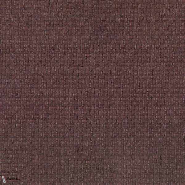 Fibrosa behang-Casamance-Aubergine-Meter (M1)-Selected Wallpapers-Interiors