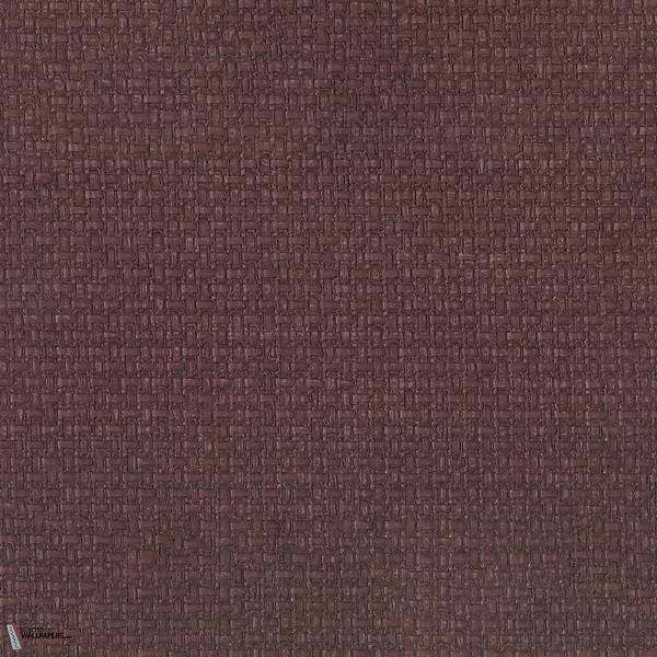 Fibrosa behang-Casamance-Aubergine-Meter (M1)-Selected Wallpapers-Interiors