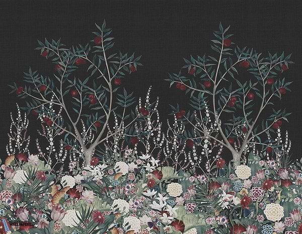 Fleurs Magiques-LondonArt-C-RAW-S120M-Selected-Wallpapers-Interiors