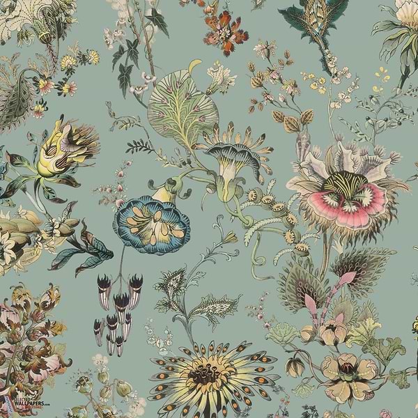 Flora Fantasia behang-House of Hackney-wallpaper-tapete-Sky Blue-200 cm-Selected-Wallpapers-Interiors