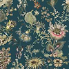 Flora Fantasia behang-House of Hackney-wallpaper-tapete-Cerulean-200 cm-Selected-Wallpapers-Interiors