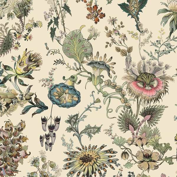 Flora Fantasia behang-House of Hackney-wallpaper-tapete-Ecru-200 cm-Selected-Wallpapers-Interiors