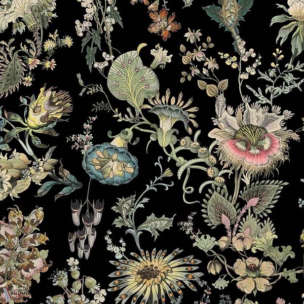 Flora Fantasia behang-House of Hackney-wallpaper-tapete-Noir-200 cm-Selected-Wallpapers-Interiors