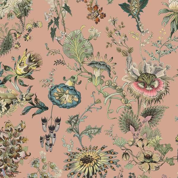 Flora Fantasia behang-House of Hackney-wallpaper-tapete-Bisque Pink-200 cm-Selected-Wallpapers-Interiors