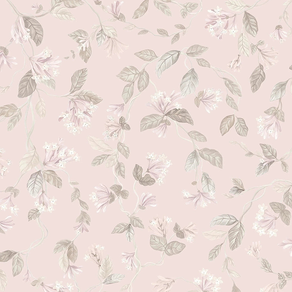 Flora-Cole & Son-Stone on Rose Quartz-Rol-Selected-Wallpapers-Interiors