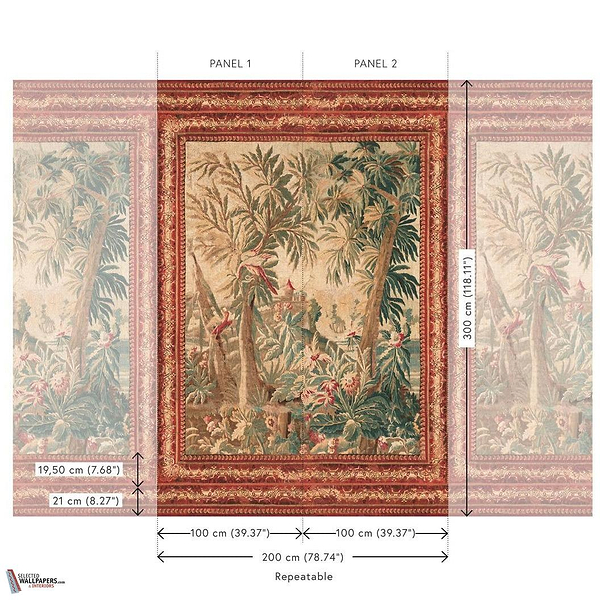 Floraison behang-Arte-Selected Wallpapers-Interiors