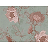 Floral Rhythm-Behang-Tapete-Inkiostro Bianco-Selected Wallpapers