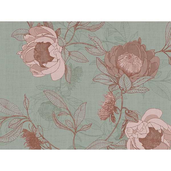 Floral Rhythm-Behang-Tapete-Inkiostro Bianco-Selected Wallpapers