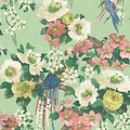 Floral Serenade behang-1838 wallcoverings-Verde-Rol-Selected Wallpapers-Interiors