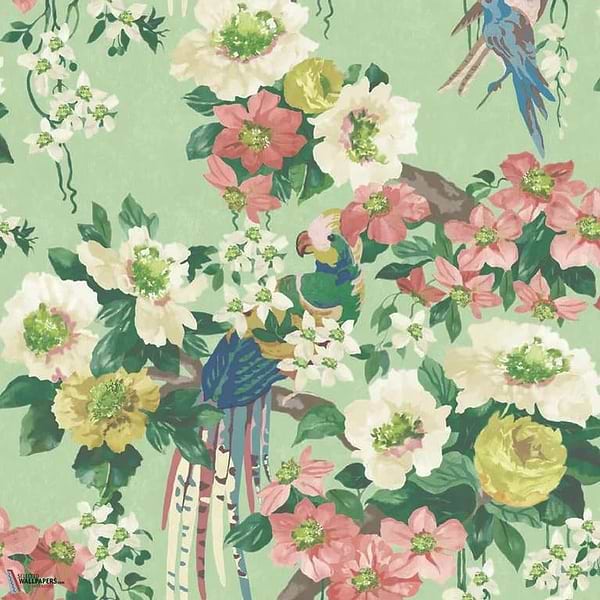 Floral Serenade behang-1838 wallcoverings-Verde-Rol-Selected Wallpapers-Interiors