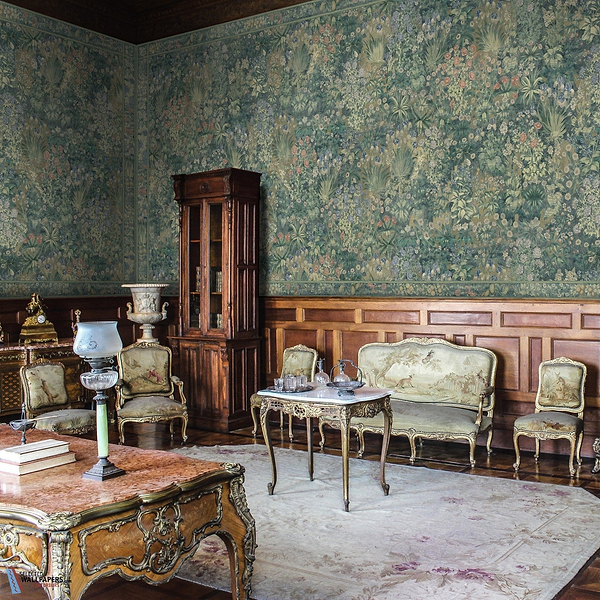 Floral Tapestry-Iksel-behang-Tapete-wallpaper-Selected Wallpapers