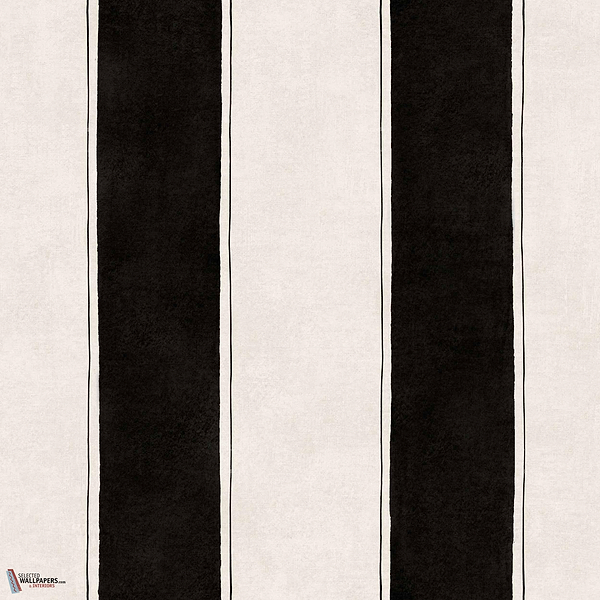 Florentine Stripe behang-Coordonné-Onyx-Non Woven-Rol-Selected Wallpapers-Interiors