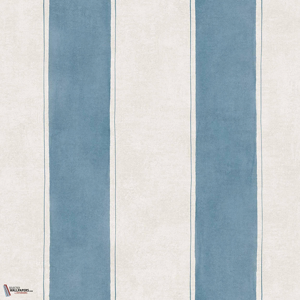 Florentine Stripe behang-Coordonné-Sapphire-Non Woven-Rol-Selected Wallpapers-Interiors