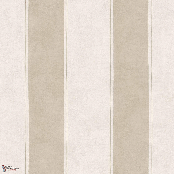 Florentine Stripe behang-Coordonné-Stone-Non Woven-Rol-Selected Wallpapers-Interiors