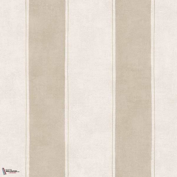 Florentine Stripe wallpaper-Coordonné-Stone-Non Woven-Roll-Selected Wallpapers-Interiors