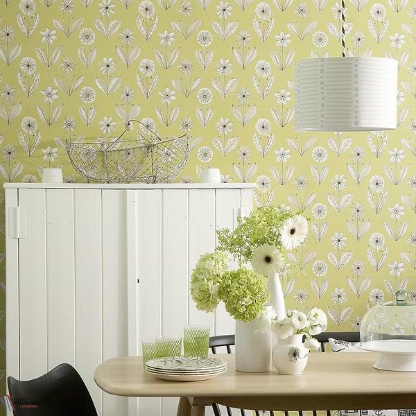 Florette behang-Little Greene-Selected Wallpapers-Interiors