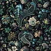Florika behang-House of Hackney-wallpaper-tapete-Onyx-200 cm-Selected-Wallpapers-Interiors