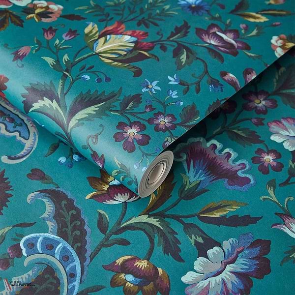 Florika behang-House of Hackney-wallpaper-tapete-Selected-Wallpapers-Interiors