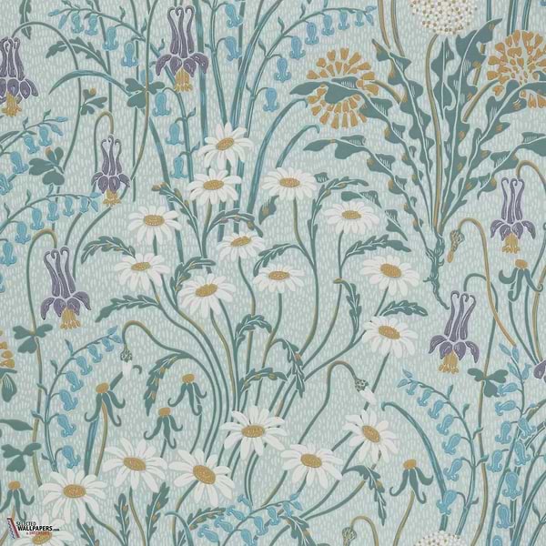 Flower Meadow behang-1838 wallcoverings-Celeste-Rol-Selected Wallpapers-Interiors