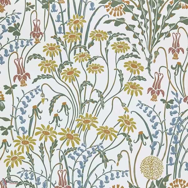 Flower Meadow behang-1838 wallcoverings-Spring-Rol-Selected Wallpapers-Interiors