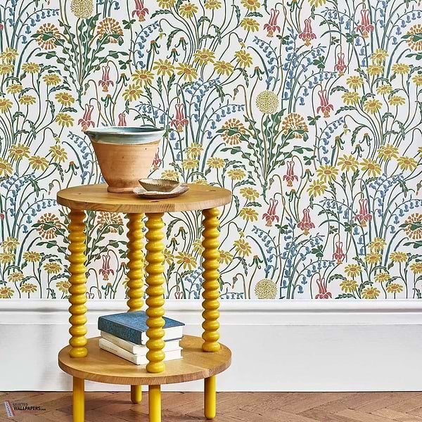 Flower Meadow behang-1838 wallcoverings-Selected Wallpapers-Interiors