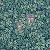 Foglie e Civette-behang-Tapete-Cole & Son-Viridian-Rol-123/11051-Selected Wallpapers