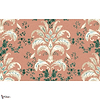 French Damask wallpaper-Coordonne-Peach-Non Woven-Roll-Selected Wallpapers-Interiors