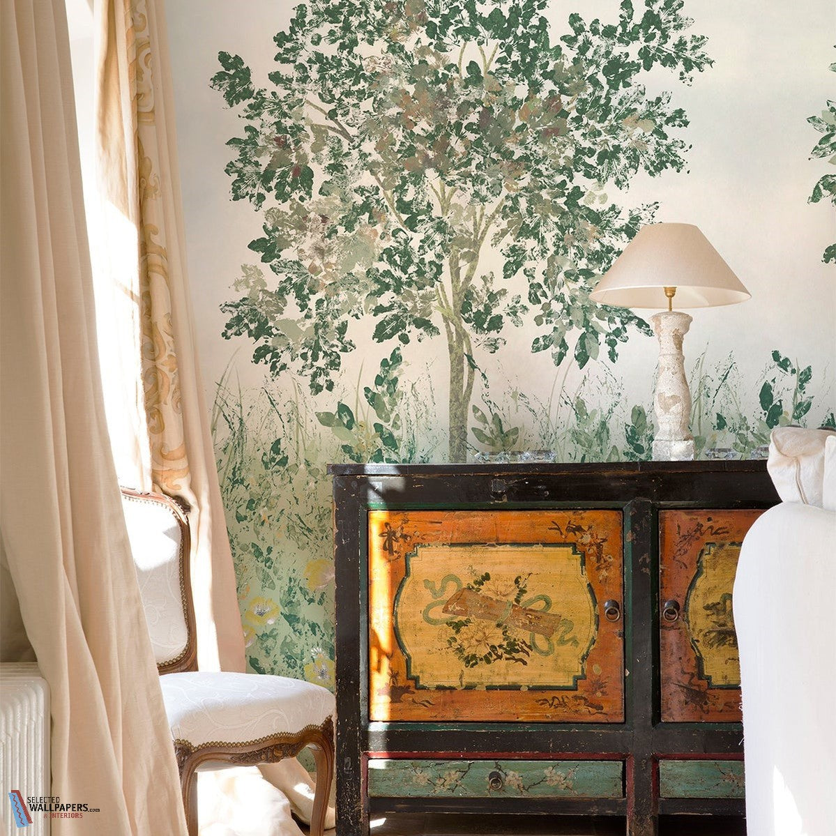 Fresco-Isidore Leroy-wallpaper-behang-Tapete-wallpaper-Selected Wallpapers