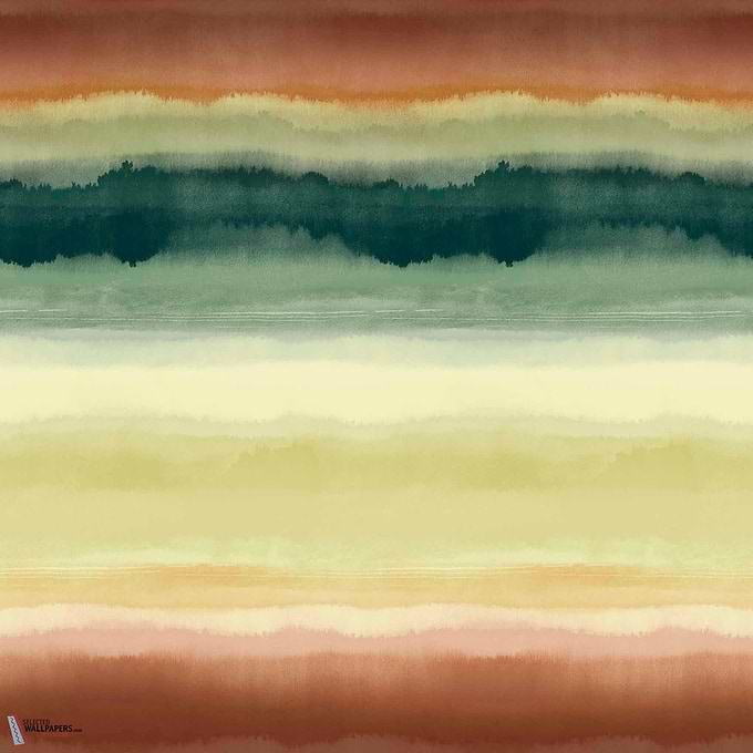 Gaban behang-Coordonne-Terracotta-Bamboe-M2-Selected Wallpapers-Interiors