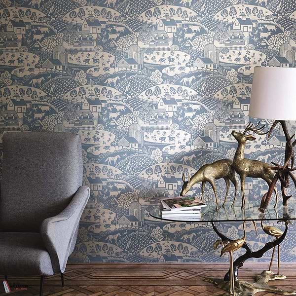 Gable behang-Behang-Farrow & Ball-Selected Wallpapers &amp; Interiors