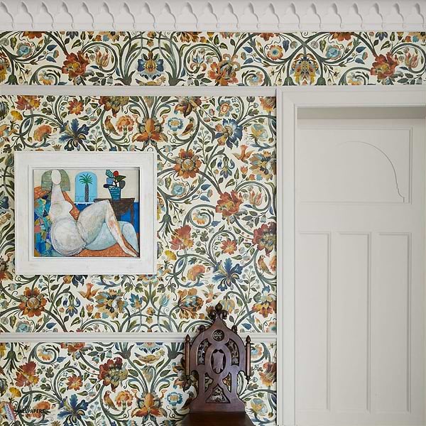 Gaia behang-House of Hackney-wallpaper-tapete-Selected-Wallpapers-Interiors