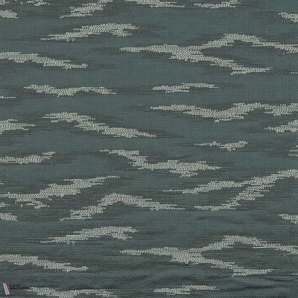 Galatée stof-Casamance-Petrole-Meter (M1)-Selected Wallpapers-Interiors