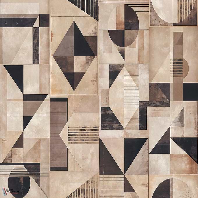 Galaxy Mural behang-Thibaut-Graphite and champagne-Set-Selected Wallpapers-Interiors