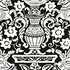 Galway behang-Thibaut-Black-Rol-Selected Wallpapers-Interiors